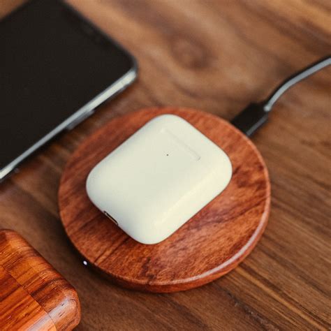 Wood Wireless Charger Rosewood - Etsy