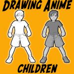How to Draw Anime & Manga Kids Step by Step Drawing Lesson – How to Draw Step by Step Drawing ...