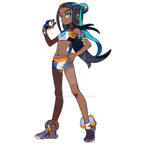 Nessa, the Water Type Gym Leader by omnipotentking103 on DeviantArt