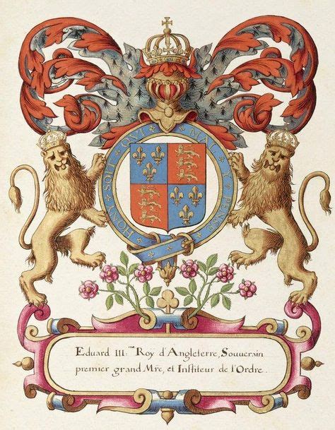 Arms of King Edward III | Heraldry, Edward iii, Coat of arms