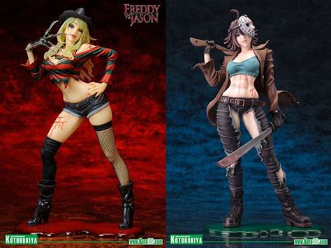 Freddy vs. Jason Bishoujo Statues Freddy Krueger & Jason Voorhees: The ...