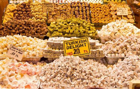 Turkish Delights from Spice Bazaar, Istanbul 10858576 Stock Photo at Vecteezy