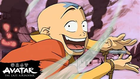 Every Aang Airbending Moment Ever 💨 | Avatar: The Last Airbender - YouTube