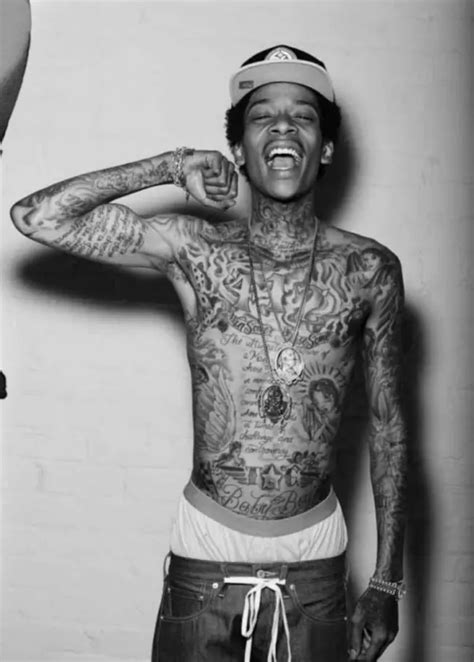 All Wiz Khalifa Tattoos Meanings - Amber Rose, Face & etc.