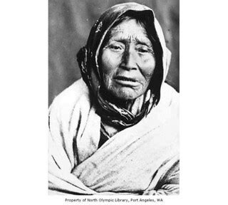 Native American woman, probably on the Olympic Peninsula | Flickr