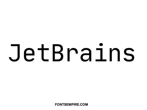 Jetbrains Mono Font Free Download - Fonts Empire