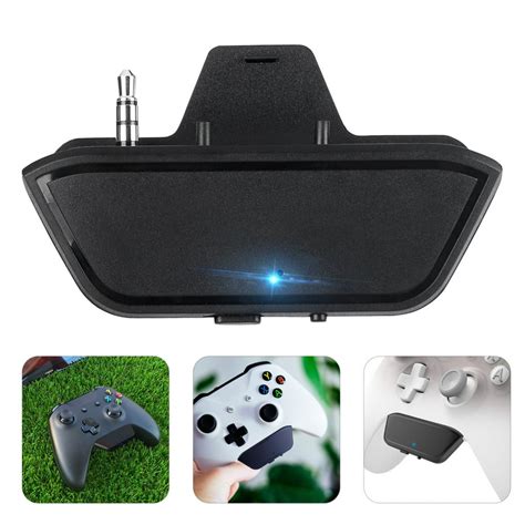 Bluetooth Transmitter for Xbox One ONE X/S Controller, EEEkit Headset Adapter Game Audio Chat ...