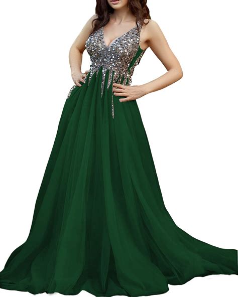 Emerald Green Prom Dress - photos and vectors
