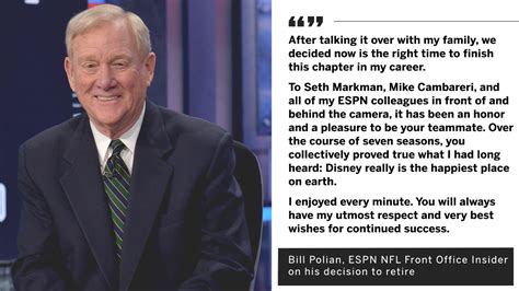 NFL Front Office Insider Bill Polian Retires From ESPN - ESPN Front Row