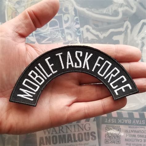 Mobile Task Force Curved 5-inch Iron-on Patch – The SCP Store