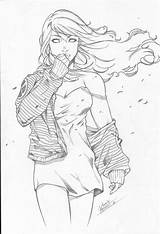 Jean Grey By Dannithdeviantartcom On DeviantArt X Men Adult  sketch template