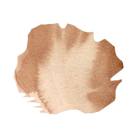 Light Brown Watercolor Splash Stock Illustration - Illustration of ...