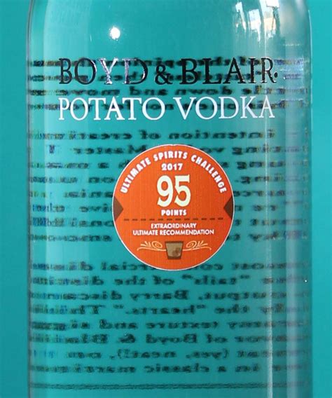 Boyd & Blair, Potato Vodka NV - D.Vino