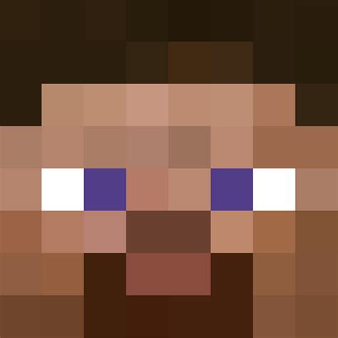 Steve Head Minecraft Clipart