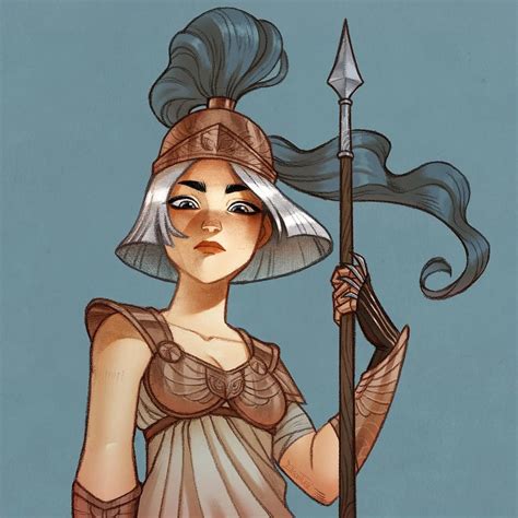 Athena, goddess of wisdom, strength and strategy🦉 #athena #mythology # ...