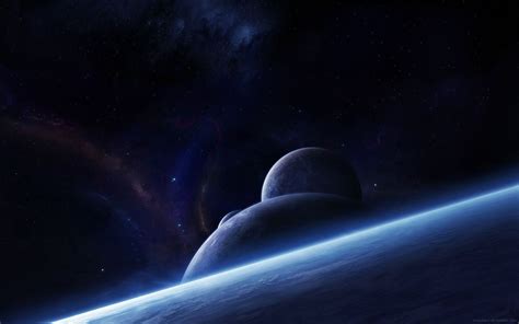Four planet, space, planet, space art HD wallpaper | Wallpaper Flare