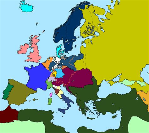 Map of Europe 1815 by xGeograd on DeviantArt