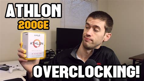 Overclocking the AMD Athlon 200GE with the Stock Cooler - YouTube