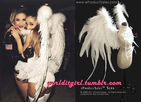 Ariana Grande Style | Angel halloween costumes, Angel costume diy ...