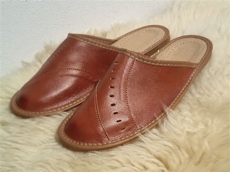 Men's Slippers Comfy Indoor Outdoor Shoes natural - Etsy