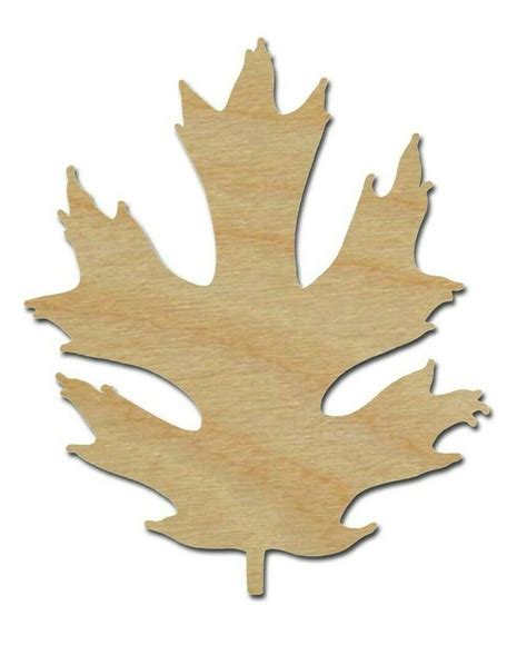 Oak Leaf Unfinished Wood Craft Cutout DIY Crafts Variety Of Sizes Made In USA | eBay