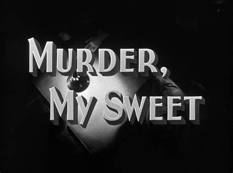 Murder My Sweet Robert Mitchum