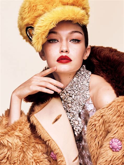 Gigi Hadid - Photoshoot for Vogue Japan, November 2017 • CelebMafia