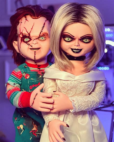 Chucky And Tiffany Costume, Tiffany Bride Of Chucky, Bride Of Chucky Costume, Chucky And His ...
