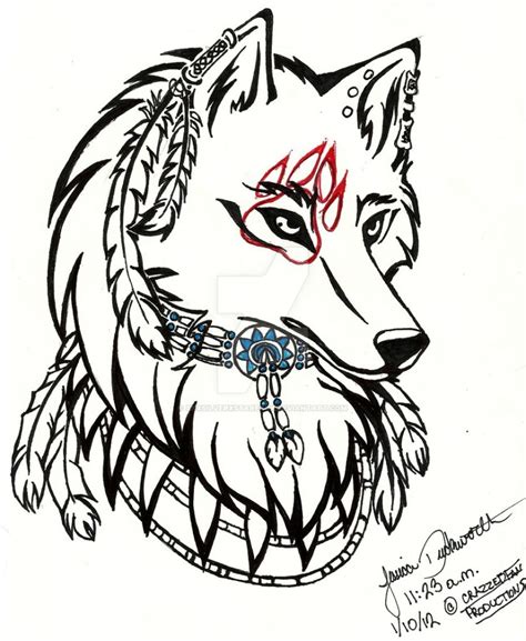 Tribal Wolf Coloring Pages at GetDrawings.com | Free for personal use ...