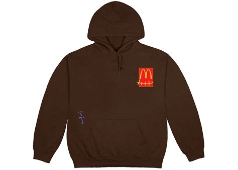 Travis Scott x McDonald's Cactus Pack Sticker Hoodie Brown Uomo - FW20 - IT