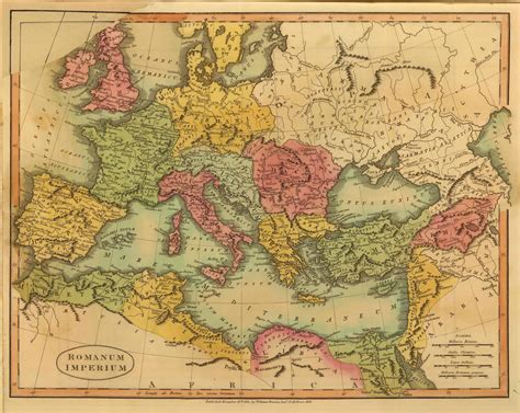 Roman Empire Map With Key