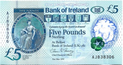 5 Pounds (Bank of Ireland) - Northern Ireland – Numista