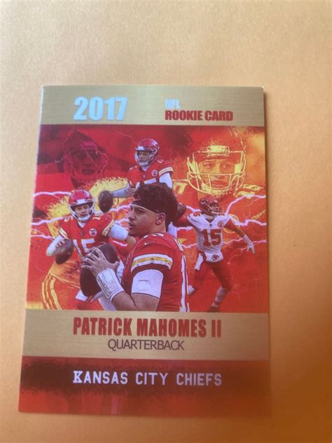 Patrick Mahomes Rookie Card - Etsy