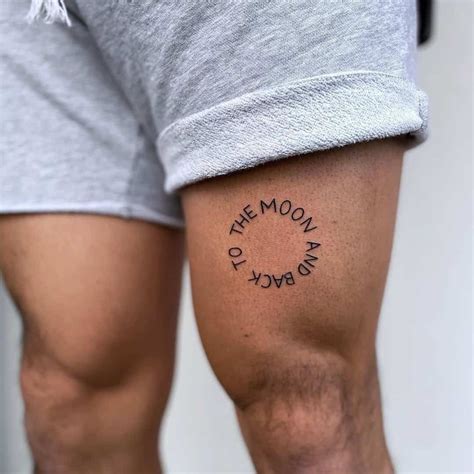 Small Thigh Tattoos For Men - Printable Calendars AT A GLANCE