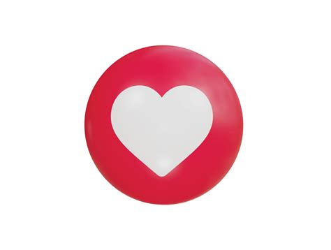 Love react icon 3d render 12689022 Vector Art at Vecteezy