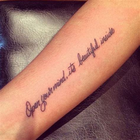 20 Beautiful Cursive Quote Tattoos with Meaning - easy.ink™ in 2021 ...