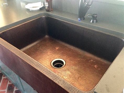 Everything about the ((copper)) kitchen sink: • Food for a Year: