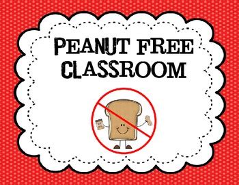 No peanuts sign by Ashley Sanderson | TPT