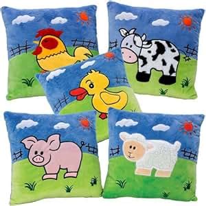 Amazon.com: Farm Animal Pillows (Set of 5): Toys & Games