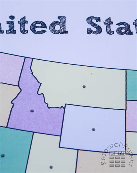 United States of America Toothpick Map - ResearchParent.com