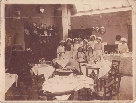 An Edwardian Tea Room c 1910 | A photo found at a car boot sale of the ...