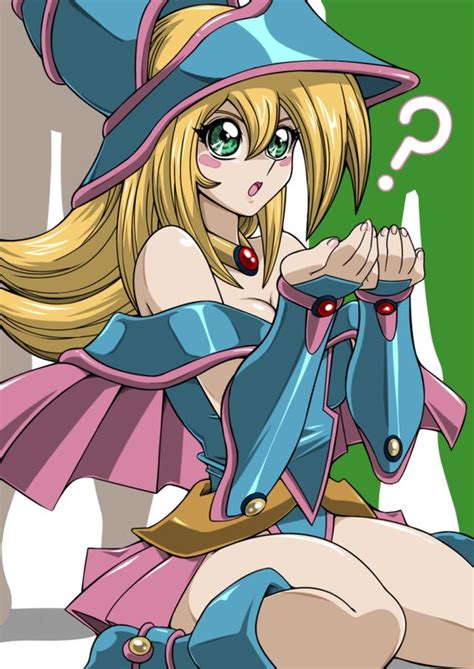 Dark Magician girl surprised by tryertwin on DeviantArt