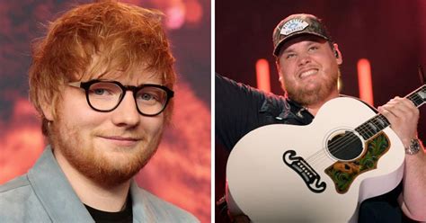 Luke Combs Brought Out Ed Sheeran For A Surprise Performance Of 'Dive ...