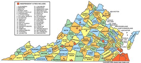 Virginia Counties Map Genealogy - FamilySearch Wiki
