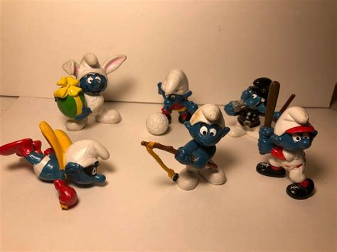 Vintage Smurf figures lot 70s 80s Peyo | #3833868696