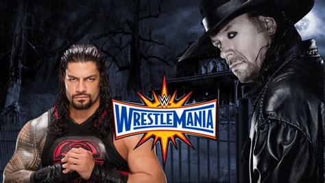 WrestleMania 33 The Undertaker vs Roman Reigns #2 by alexc0bra on ...