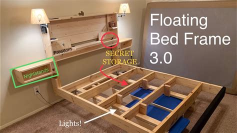 Diy King Size Floating Bed Frame - Hanaposy