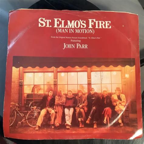 JOHN PARR 45RPM “St. Elmo’s Fire (Man In Motion)” 1985 80s Pop Rock ...