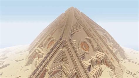 This guy built a giant pyramid in minecraft. Credit: FallenQbuilds (In comments) | Minecraft ...