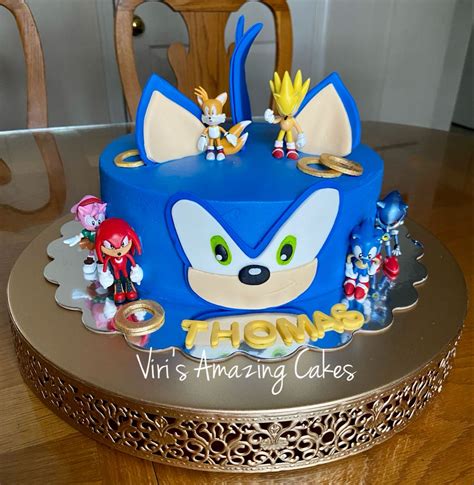 Sonic cake | Sonic birthday cake, Sonic cake, Sonic birthday parties